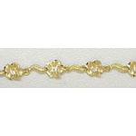 14k Gold Original Plumeria Hawaiian Bracelet